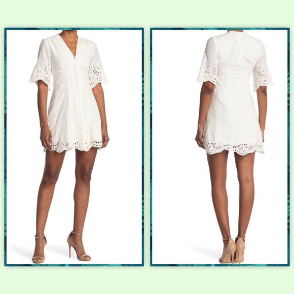 Allsaints- Una Broderie Dress (NWT) - Picture 2 of 16